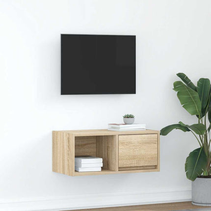 Mobile Porta TV Rovere Sonoma 60x31x25,5 cm Legno Multistrato