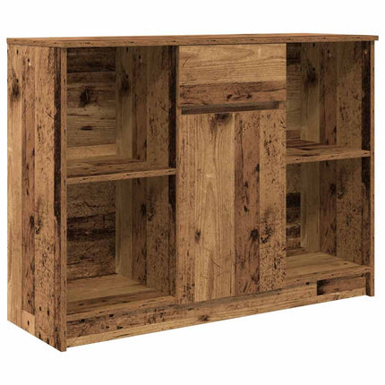 Credenza con Cassetto Legno Antico 101x35x76 cm in Truciolato