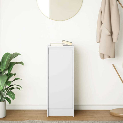 Credenza Bianca 29,5x34x76 cm in Legno Multistrato