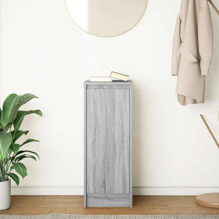 Credenza Grigio Sonoma 29,5x34x76 cm in Legno Multistrato