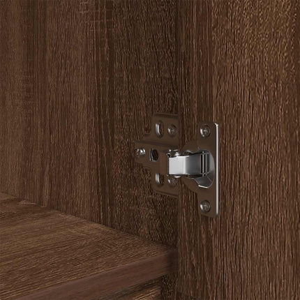 Armadio con Cassetto Rovere Marrone 55,5x34x119,5 cm Truciolato