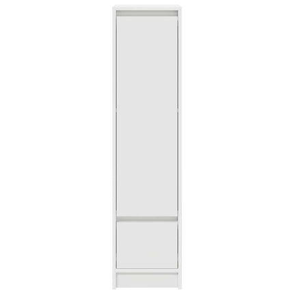 Credenza Bianca 29,5x34x119,5 cm in Legno Multistrato