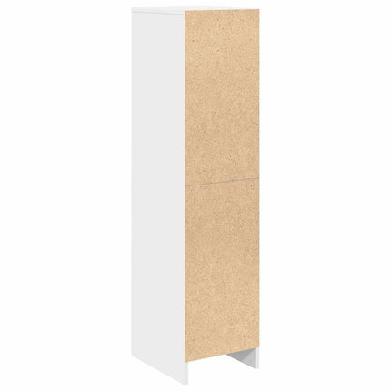 Credenza Bianca 29,5x34x119,5 cm in Legno Multistrato