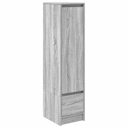 Credenza Grigio Sonoma 29,5x34x119,5 cm in Legno Multistrato