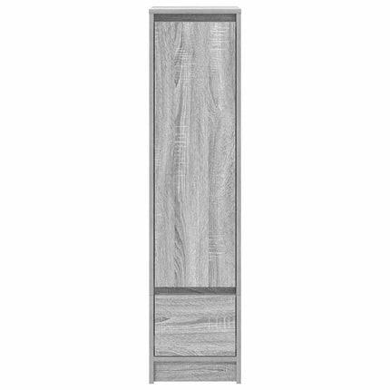 Credenza Grigio Sonoma 29,5x34x119,5 cm in Legno Multistrato