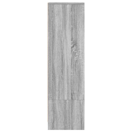 Credenza Grigio Sonoma 29,5x34x119,5 cm in Legno Multistrato