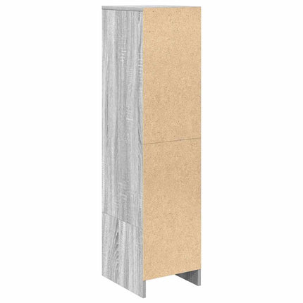 Credenza Grigio Sonoma 29,5x34x119,5 cm in Legno Multistrato