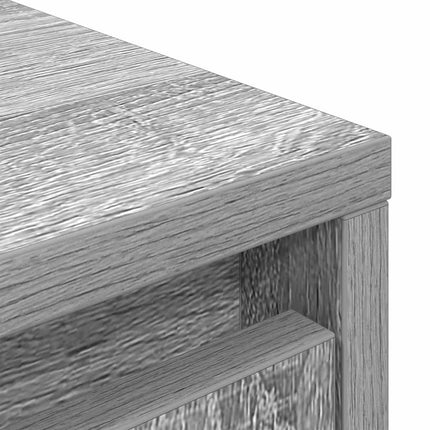 Credenza Grigio Sonoma 29,5x34x119,5 cm in Legno Multistrato