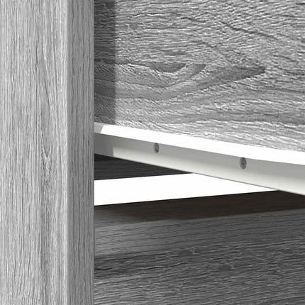 Credenza Grigio Sonoma 29,5x34x119,5 cm in Legno Multistrato