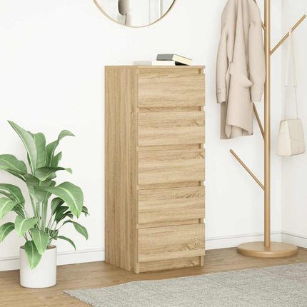 Credenza con Cassetti Rovere Sonoma 37,5x35x99 cm in Truciolato