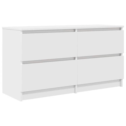 Mobile Porta TV Bianco 100x35x54 cm in Legno Multistrato