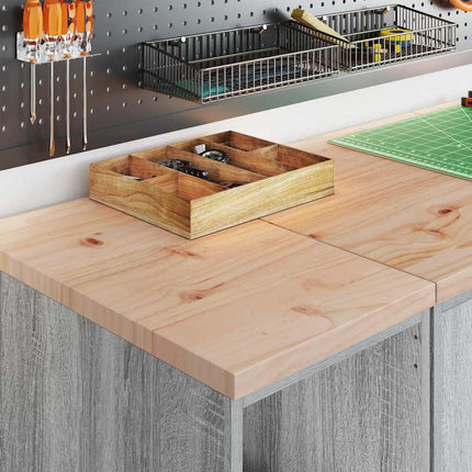 Armadi da Garage 2 pz Grigio Sonoma in Legno Multistrato