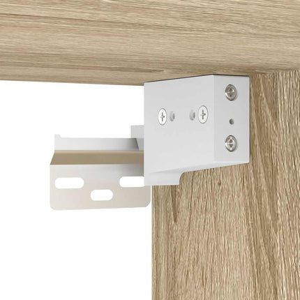 Armadi da Garage 2 pz Rovere Sonoma in Legno Multistrato