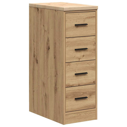 Armadi da Garage 2 pz Rovere Artigianale in Legno Multistrato