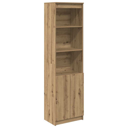 Credenza Rovere Artigianale 50x35x180 cm in Legno Multistrato