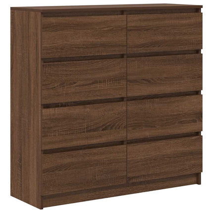Credenza Rovere Marrone 100x35x99 cm in Legno tecnico