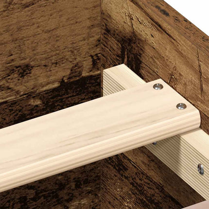 Giroletto senza Materasso Legno Antico 90x190cm in Truciolato