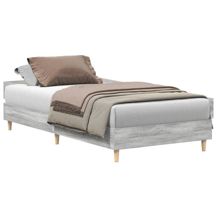 Giroletto senza Materasso Grigio Sonoma 100x200 cm Truciolato