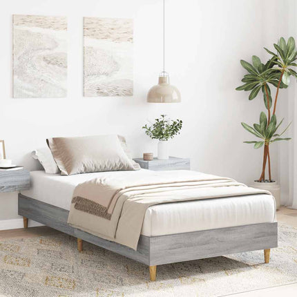 Giroletto senza Materasso Grigio Sonoma 100x200 cm Truciolato