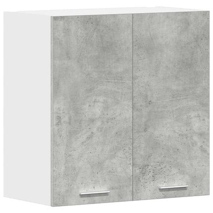 Pensile da Cucina Grigio Cemento 60x31x60 cm Legno Multistrato