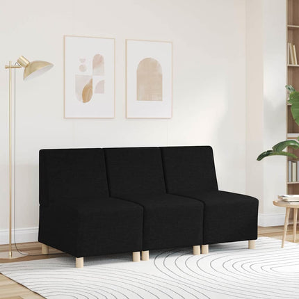 Divano Sedia Nera 55 cm in Tessuto