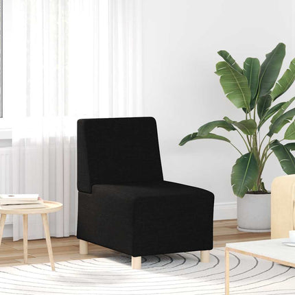 Divano Sedia Nera 55 cm in Tessuto