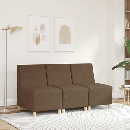 Divano Sedia Marrone 55 cm in Tessuto