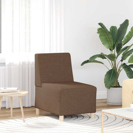 Divano Sedia Marrone 55 cm in Tessuto