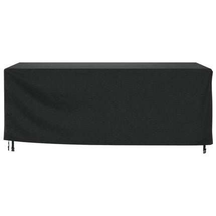 Copri Mobili Giardino 2pz Nera 240x140x90 cm Impermeabile 420D