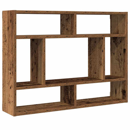Mensola a Muro Legno Antico 75x16x55 cm in Legno Multistrato