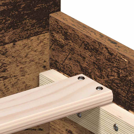 Giroletto senza Materasso Legno Antico 75x190 cm in Truciolato