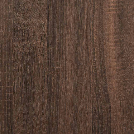 Giroletto senza Materasso Rovere Marrone 200x200 cm Truciolato
