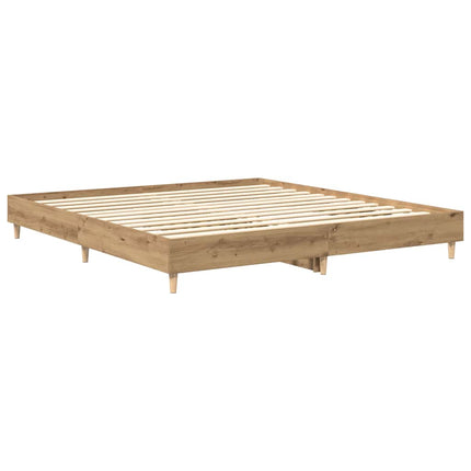 Giroletto senza Materasso Rovere Artigianale 200x200 cm
