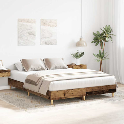 Giroletto senza Materasso Legno Antico 150x200 cm in Truciolato