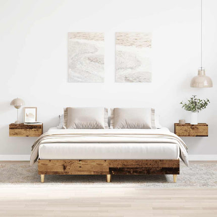 Giroletto senza Materasso Legno Antico 140x200 cm in Truciolato