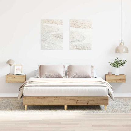 Giroletto senza Materasso Rovere Artigianale 140x200 cm