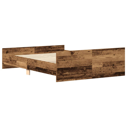 Giroletto senza Materasso Legno Antico 140x200cm in Truciolato