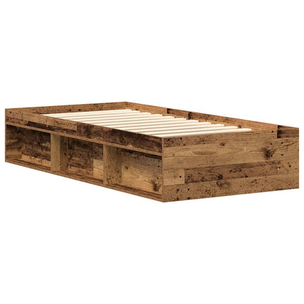 Giroletto senza Materasso Legno Antico 100x200cm in Truciolato