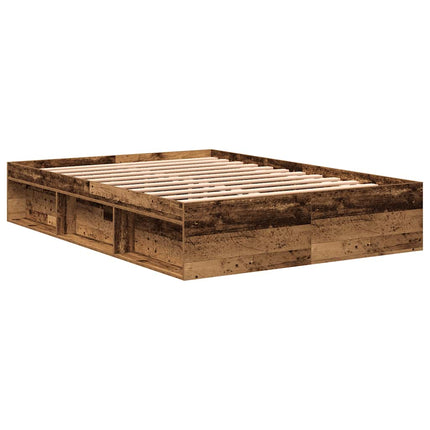 Giroletto senza Materasso Legno Antico 120x200cm in Truciolato