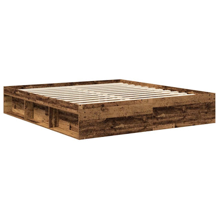 Giroletto senza Materasso Legno Antico 180x200 cm in Truciolato