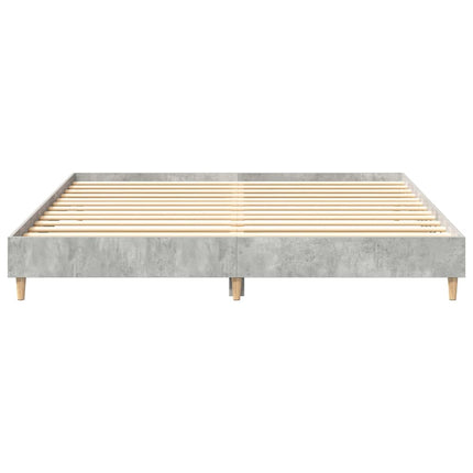 Giroletto senza Materasso Grigio Cemento 180x200 cm Truciolato