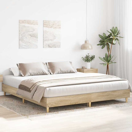 Giroletto senza Materasso Rovere Sonoma 160x200cm in Truciolato