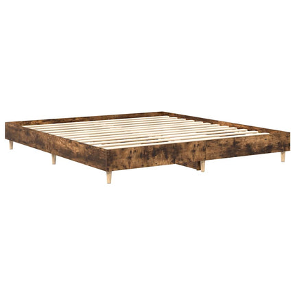 Giroletto senza Materasso Rovere Fumo 160x200 cm in Truciolato