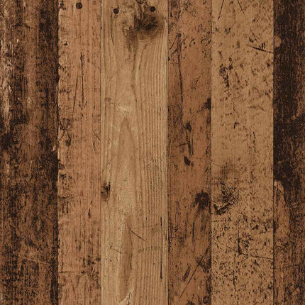 Credenza 2 pz Legno Antico in Legno Multistrato