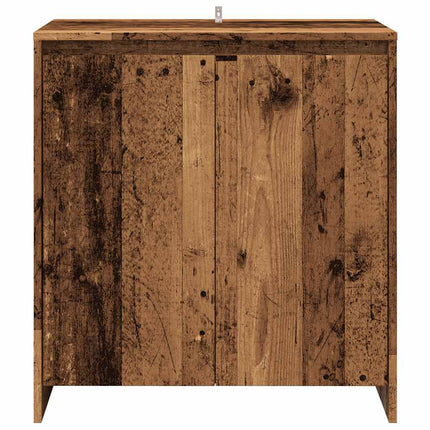 Credenza 3 pz Legno Antico in Legno Multistrato