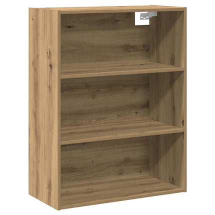 Credenza con Pensile Rovere Artigianale in Legno Multistrato