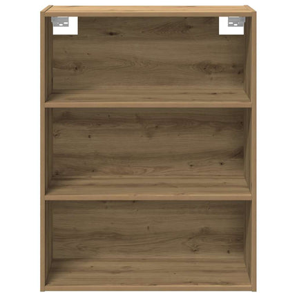 Credenza con Pensile Rovere Artigianale in Legno Multistrato