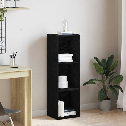 Libreria Rovere Nero 36x30x114 cm in Legno Multistrato