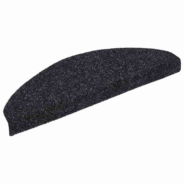 Tappetini Autoadesivi per Scale 20 pz Neri 65x21x4 cm
