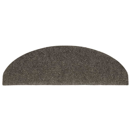 Tappetini Autoadesivi per Scale 20 pz Antracite 65x21x4 cm